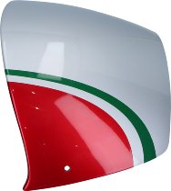 Moto Guzzi Beifahrersitzabdeckung rot-silber - V11 Coppa Italia