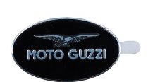 Moto Guzzi Kofferemblem 3x5cm, schwarz, selbstklebend