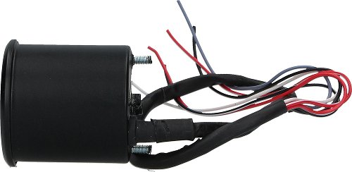MMB Speedometer retro, 48mm electronic black-white 220km/h