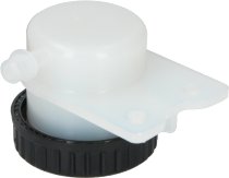Fluid reservoir 30ml with ear 1 outlet sidewise