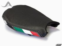 Luimoto Seat cover `Team Italia`, black - Ducati 848, 1098, 1198, S, R, SP, Corse