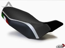 Luimoto Sitzbankbezug, schwarz-weiß-italy - Ducati 796, 1100 Hypermotard SP, RVE