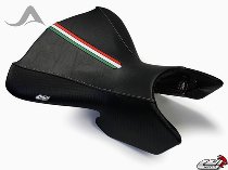 Luimoto Seat cover `Team Italia` black-silver - Ducati 620, 1000, 1100 Multistrada