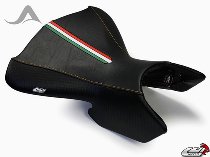 Luimoto Seat cover `Team Italia` black-gold - Ducati 620, 1000, 1100 Multistrada