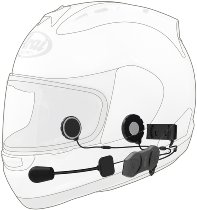 SENA 10R Twin Pack Flat Motorcycle Bluetooth Communication System