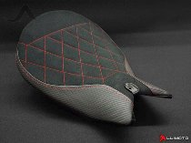 Luimoto Sitzbankbezug `Diamond Edition` rot-schwarz - Ducati 1199 Panigale R, S, Tricolore