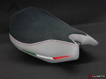 Luimoto Seat cover `Team Italia Performance` white - Ducati 899 Panigale
