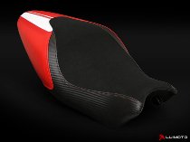 Luimoto Seat cover `Stripe` red-white - Ducati 821, 1200 Monster R, S