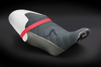 Luimoto Seat cover `Vintage Cafe` white-red - Moto Guzzi 850, 1100, 1200 Griso