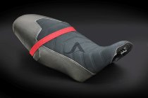 Luimoto Seat cover `Vintage Cafe` black-red - Moto Guzzi 850, 1100, 1200 Griso