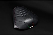 Luimoto Pillion seat cover `Team Italia` black - Ducati 1200, 1260 Multistrada Enduro
