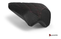 Luimoto Pillion seat cover `Diamond Sport` black-red - Ducati 1100 Panigale V4