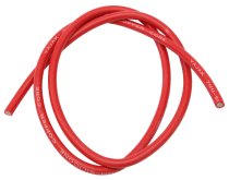 Ignition cable, silicone, red