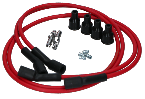Dyna Ignition cable kit 7mm, copper, red