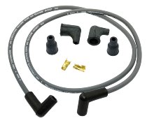 Dyna 1 kit câble d´allumage 90° graphit 8mm, grise