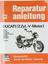 Book MBV repair manual Ducati 750 GT, Sport, Desmo, 860, 900 GTS...