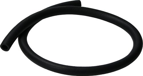 Fuel hose 12,0x19,0mm, black, rubber, sold by meter