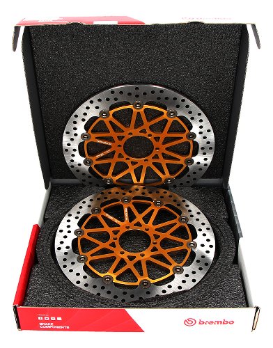 Brembo Brake disc kit Supersport, inox, 320mm - Aprilia 1000, 1100 RSV, RSV4, Tuono V4, RS 660...