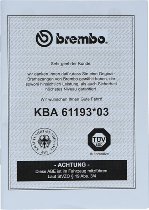 Brembo Brake disc kit Supersport, inox, 320mm - Aprilia 1000, 1100 RSV, RSV4, Tuono V4, RS 660...
