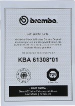 Brembo kit de disques de frein 320mm - Aprilia 1000, 1100 RSV, RSV4, Tuono V4, RS 660...