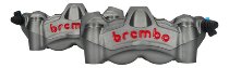 Brembo kit d`étrier à 4 pistons Radial Mono. Fonte 100mm M50, argent