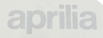 Aprilia decal right deflector `APRILIA`, grey - Shiver 900