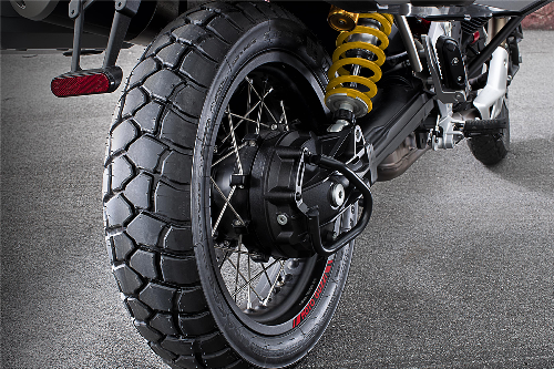 Moto Guzzi Cardan shaft protection guard, black - V85 TT, Travel Pack