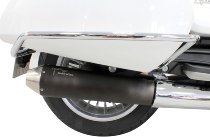 Agostini Silencer kit, black, without homologation - Moto Guzzi California 1400 Touring, Custom...