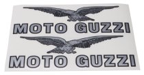 Moto Guzzi Tank decal kit black/silver - 1100 Sport, California 1100 Jackal, EV..., Daytona RS...
