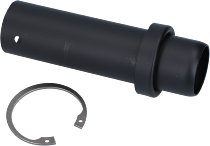 Agostini DB-eater inox for conical silencer, black
