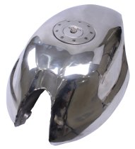 Moto Guzzi Alutank long round with quick tank cap - for models with tonti-frame