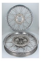 Moto Guzzi Spoked wheel kit 18 inch 2.15 x 2.50 flat