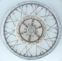 Rear spoke wheel 2.15x18 flat shoulder