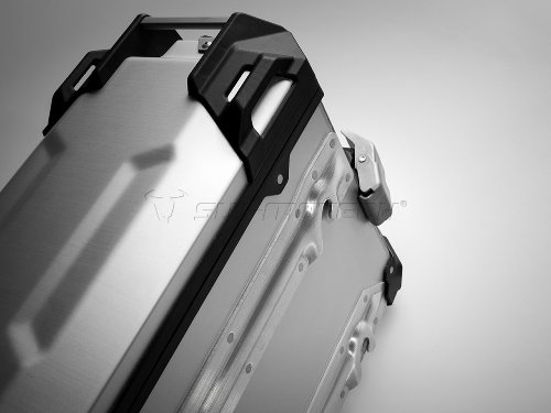 SW Motech TRAX ADV Aluminium side case, right hand, 45 l, silver