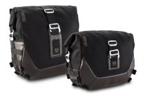 SW Motech Legend Gear Saddlebag set LS1 / LS2 (incl. SLS saddlebag holder), brown / black