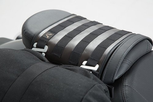SW Motech Legend Gear Saddlebag set 9.8 L, left hand (incl. SLS saddlebag holder), brown / black