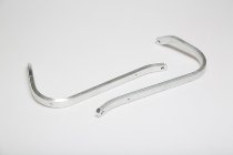 SW Motech Handguard assembly kit, silver - For trail bikes / enduros with conical handlebars