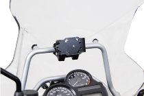 SW Motech GPS mount on tube, Ø 17 mm, glossy black