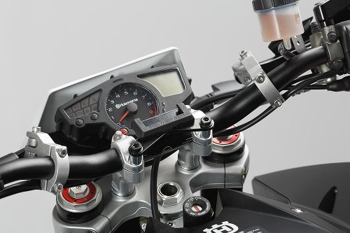 SW Motech GPS holder in the cockpit, black - BMW R nineT, Ducati 821 Hypermotard / Hyperstrada, ...