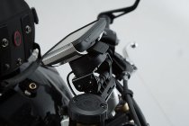 SW Motech GPS mount on handlebar, black - Triumph Speed Triple 1050 / R / S / RS