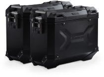 SW Motech TRAX ADV aluminum case complete system, black, 37 L - Honda VFR 800 X Crossrunner
