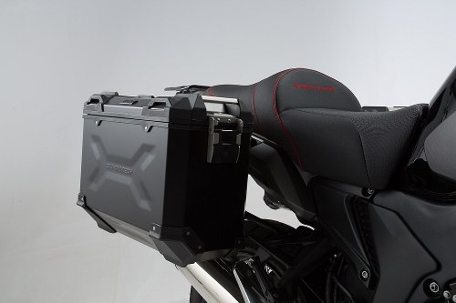 SW Motech TRAX ADV aluminum case complete system, black, 37 L - Honda VFR 1200 X Crosstourer