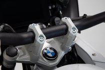 SW Lenkererhöhung H = 40 mm. Silb. BMW R1200GS LC / Adv. (13-).