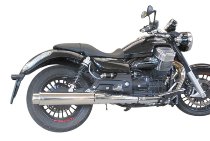 Mistral jeu d´échapp. VA, EG-ABE, inox, poli - Moto Guzzi California 1400 Touring, Custom...