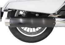 Mistral Silencer kit, custom, mat black, homologation - Moto Guzzi California 1400 Touring, Custom..