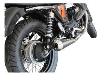 Mistral Silenz. inox conico Short omolo - Moto Guzzi V7 I+II Classic, Special, Stone