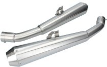Mistral kit pots d`échappement inox conique mat homologué - Moto Guzzi V11 Sport, Le Mans, Naked...