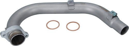 Mistral Manifold kit, big bore, stainless-steel, mat, without catalyst, Euro5 - Moto Guzzi V85 TT