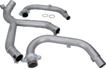 Mistral Manifold kit, big bore, stainless-steel, mat, without catalyst, Euro5 - Moto Guzzi V85 TT