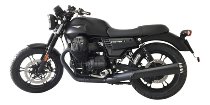 Mistral Silenc., Inox cónico,negro Euro4 - Moto Guzzi V7 III Special, Stone...